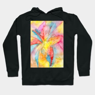 Watercolour Lily Hoodie